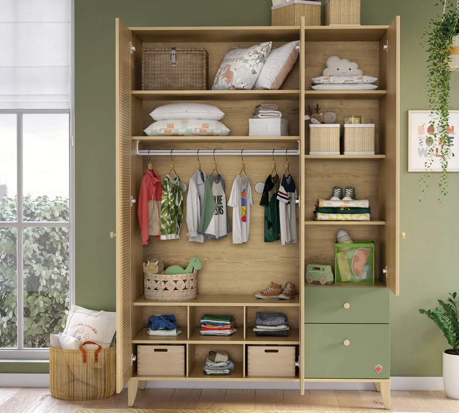 Cilek Loof 3 Doors Wardrobe