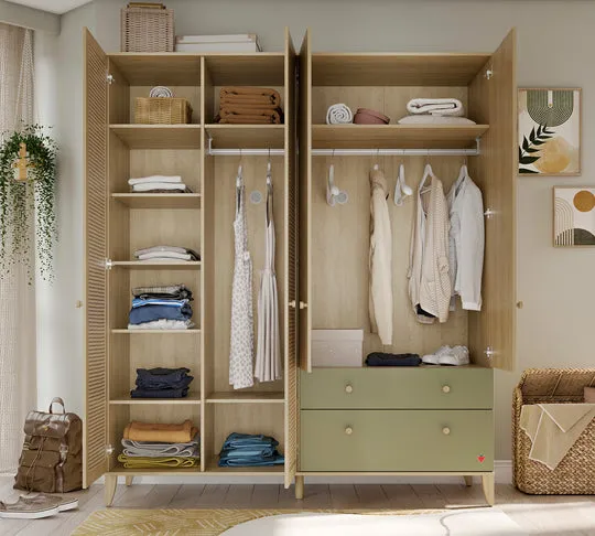 Cilek Loof 4 Doors Wardrobe