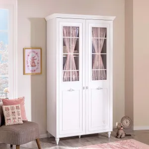 Cilek Romantica 2 Doors Wardrobe With Window