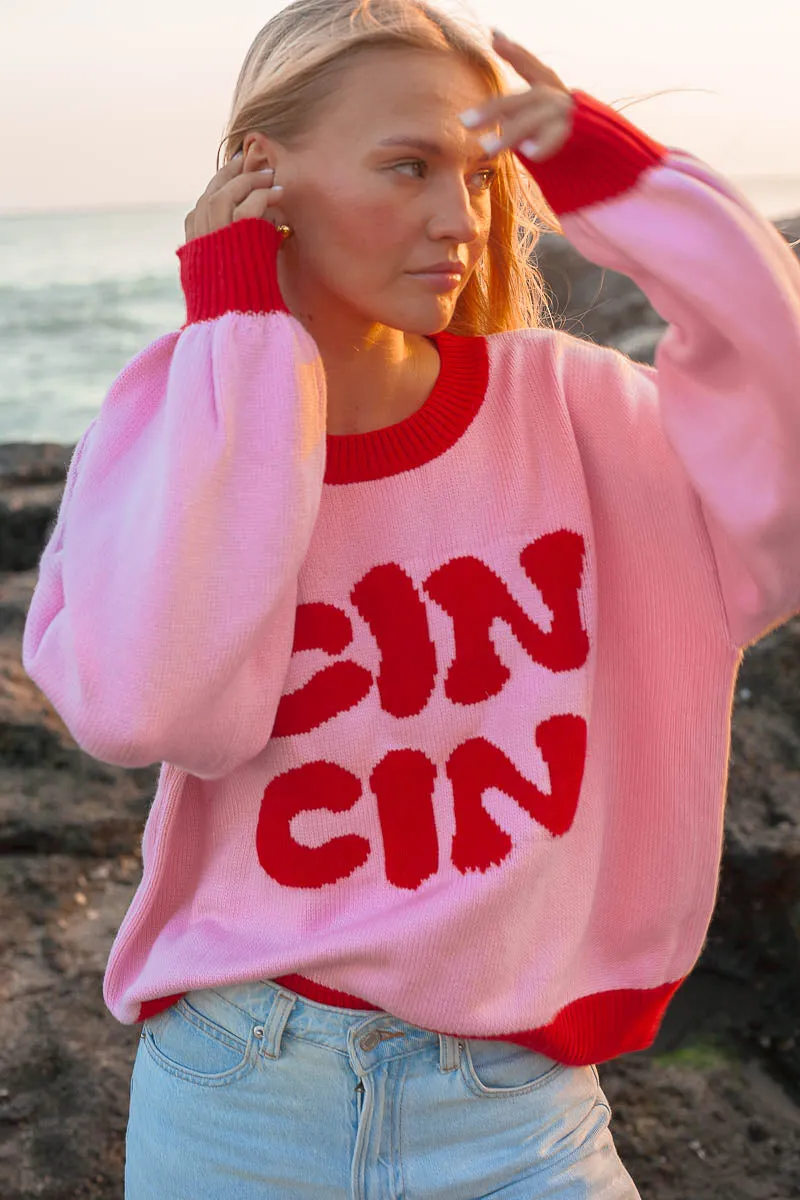 Cin Cin Crew Sweater