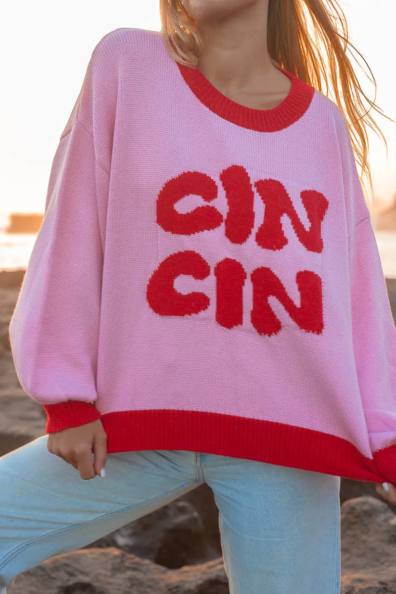 Cin Cin Crew Sweater