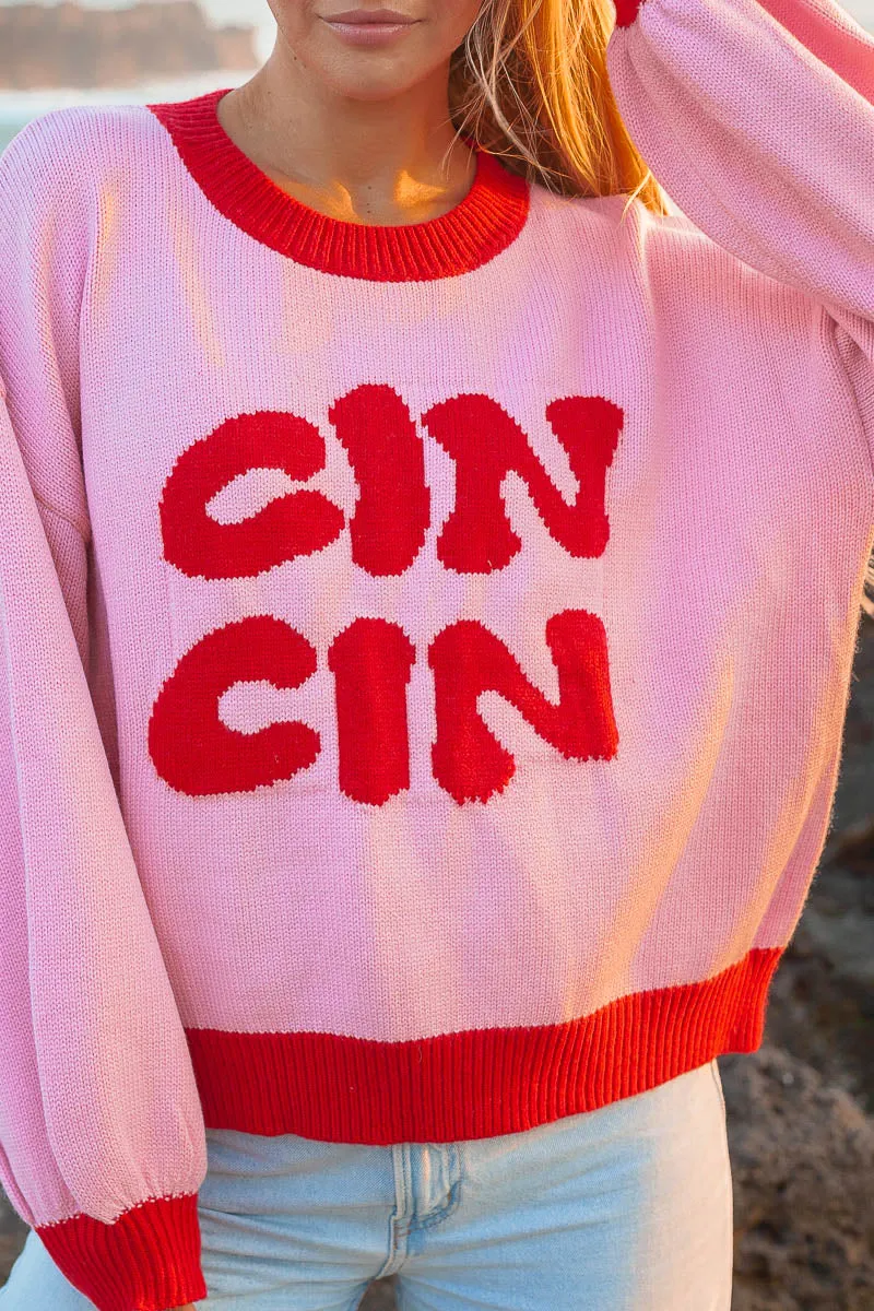 Cin Cin Crew Sweater
