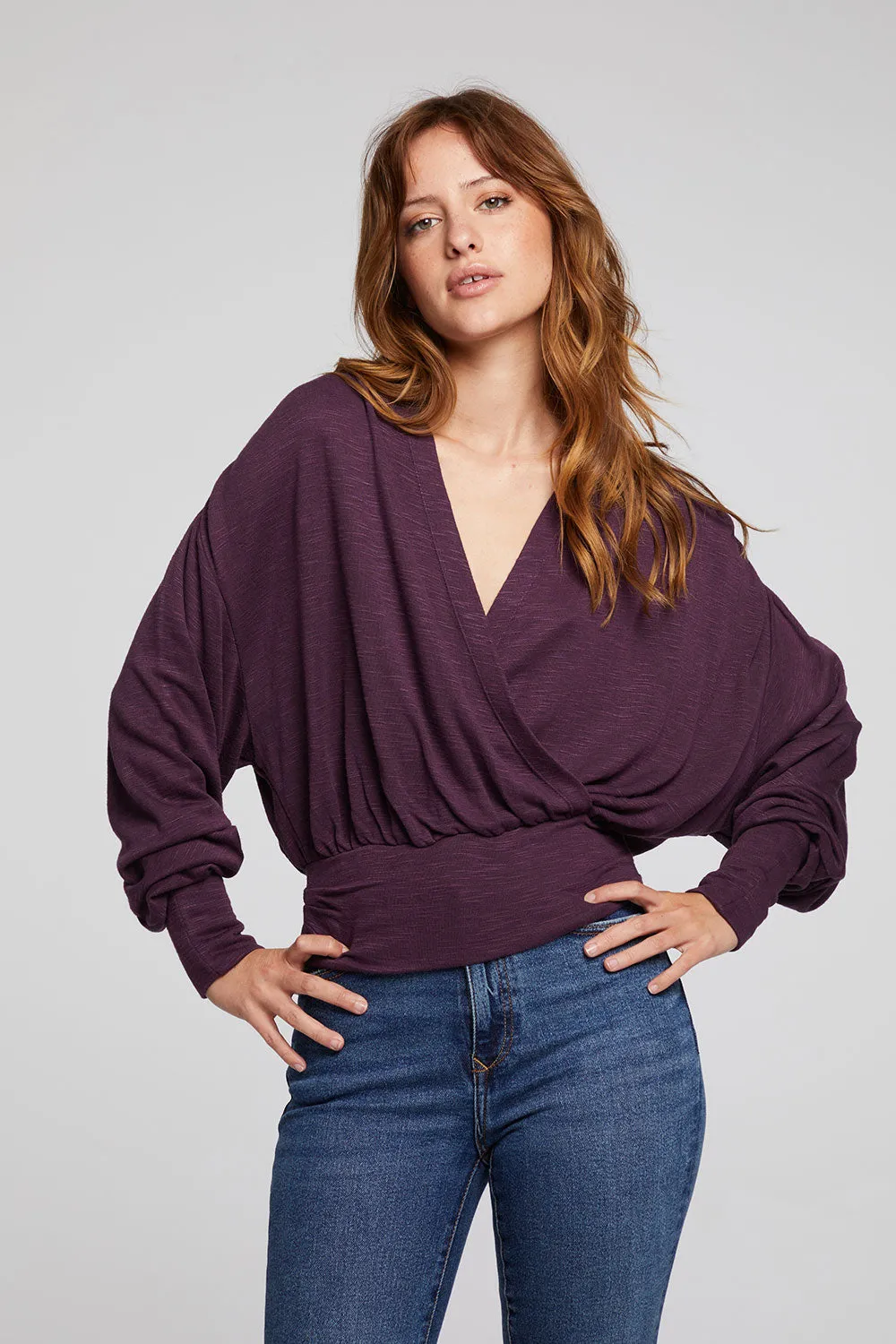 City Plum Perfect Blouse