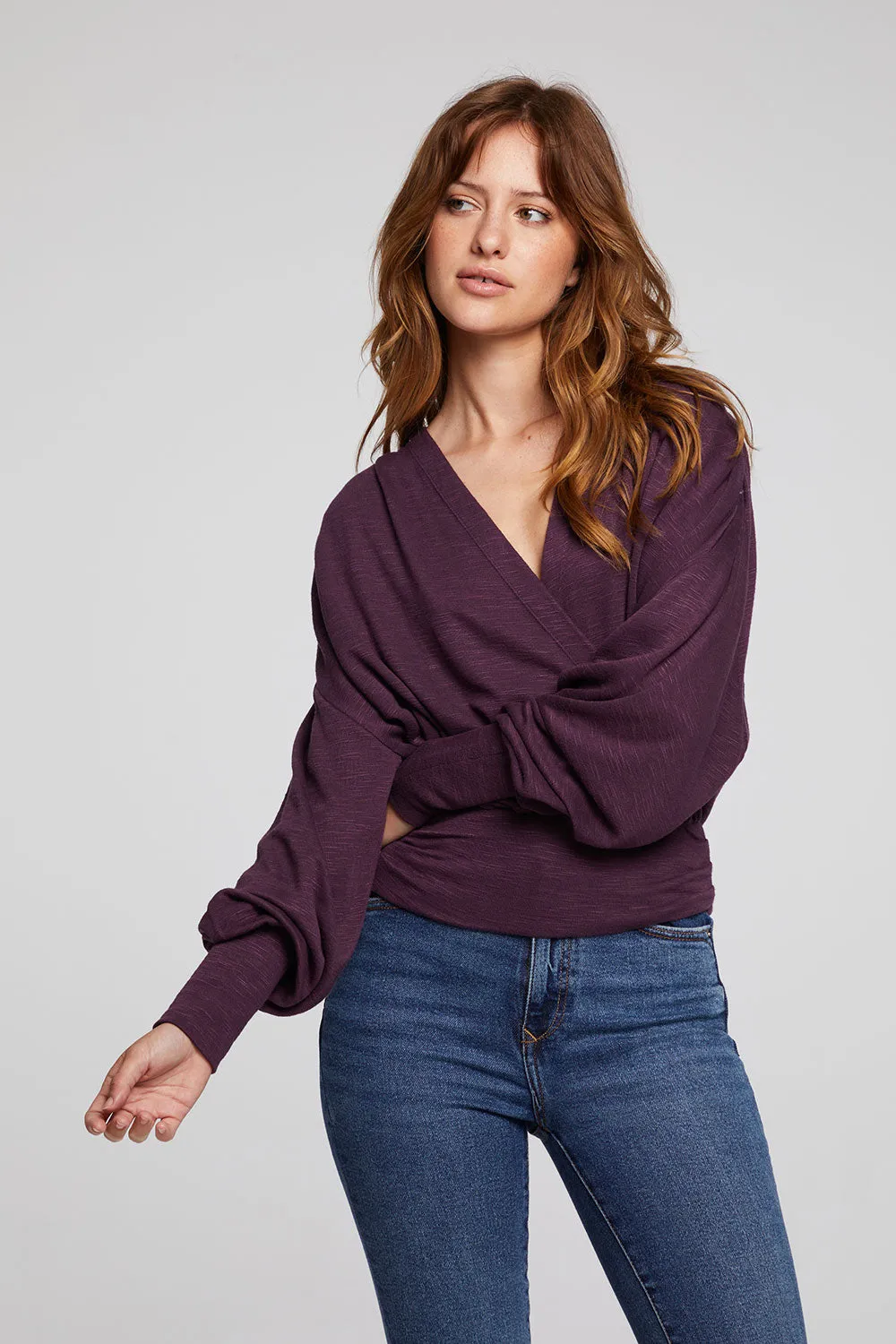 City Plum Perfect Blouse