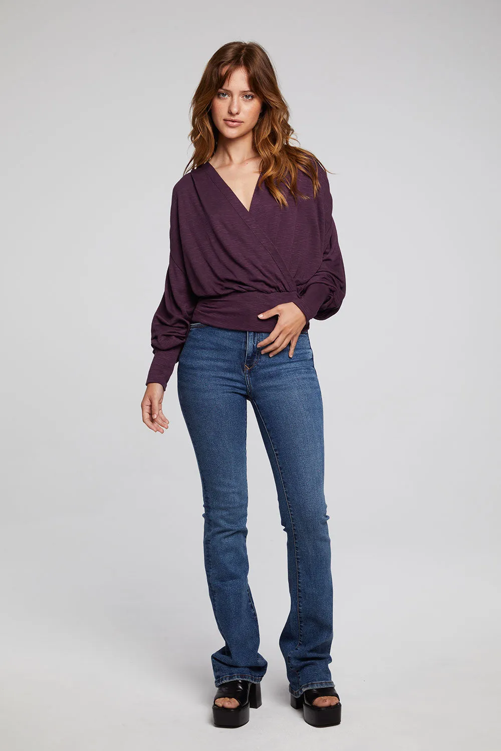 City Plum Perfect Blouse