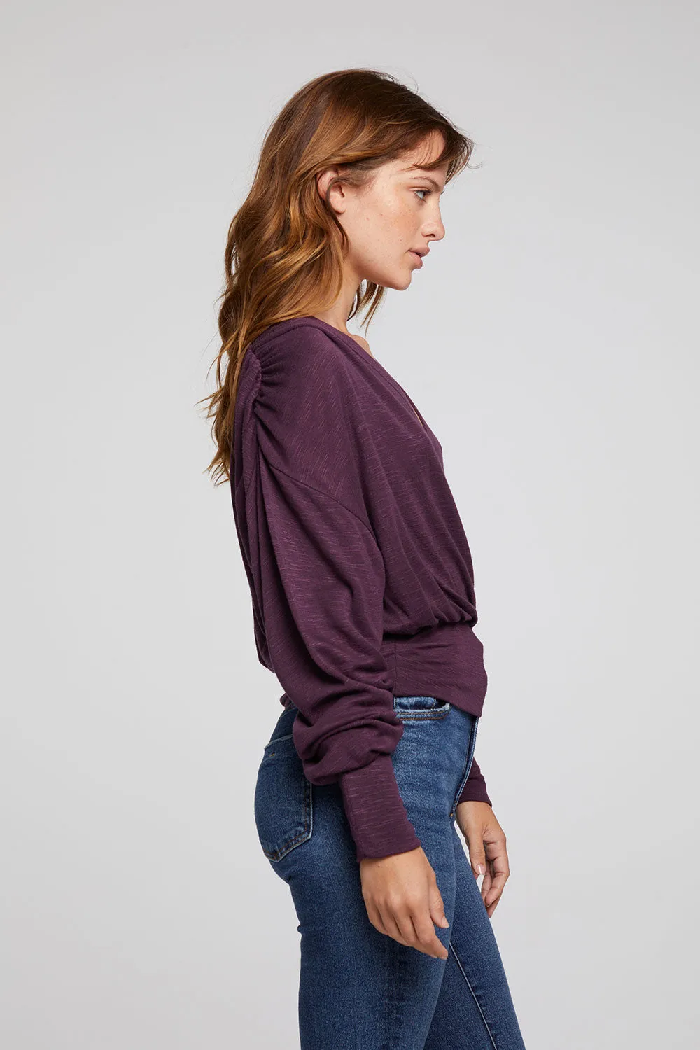 City Plum Perfect Blouse