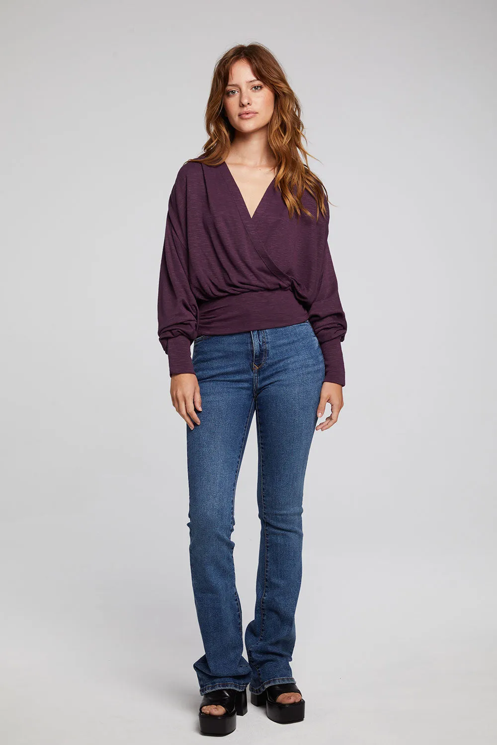 City Plum Perfect Blouse