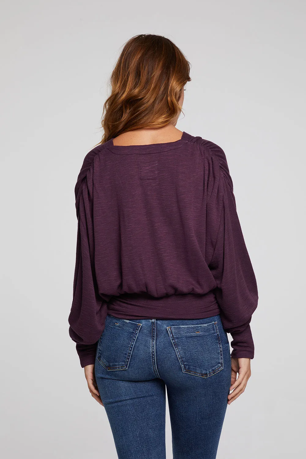 City Plum Perfect Blouse