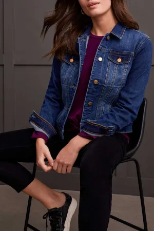 Classic Denim Jacket W/ Pockets - Bluemoon
