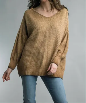Cold Wash Sweater In Camel
