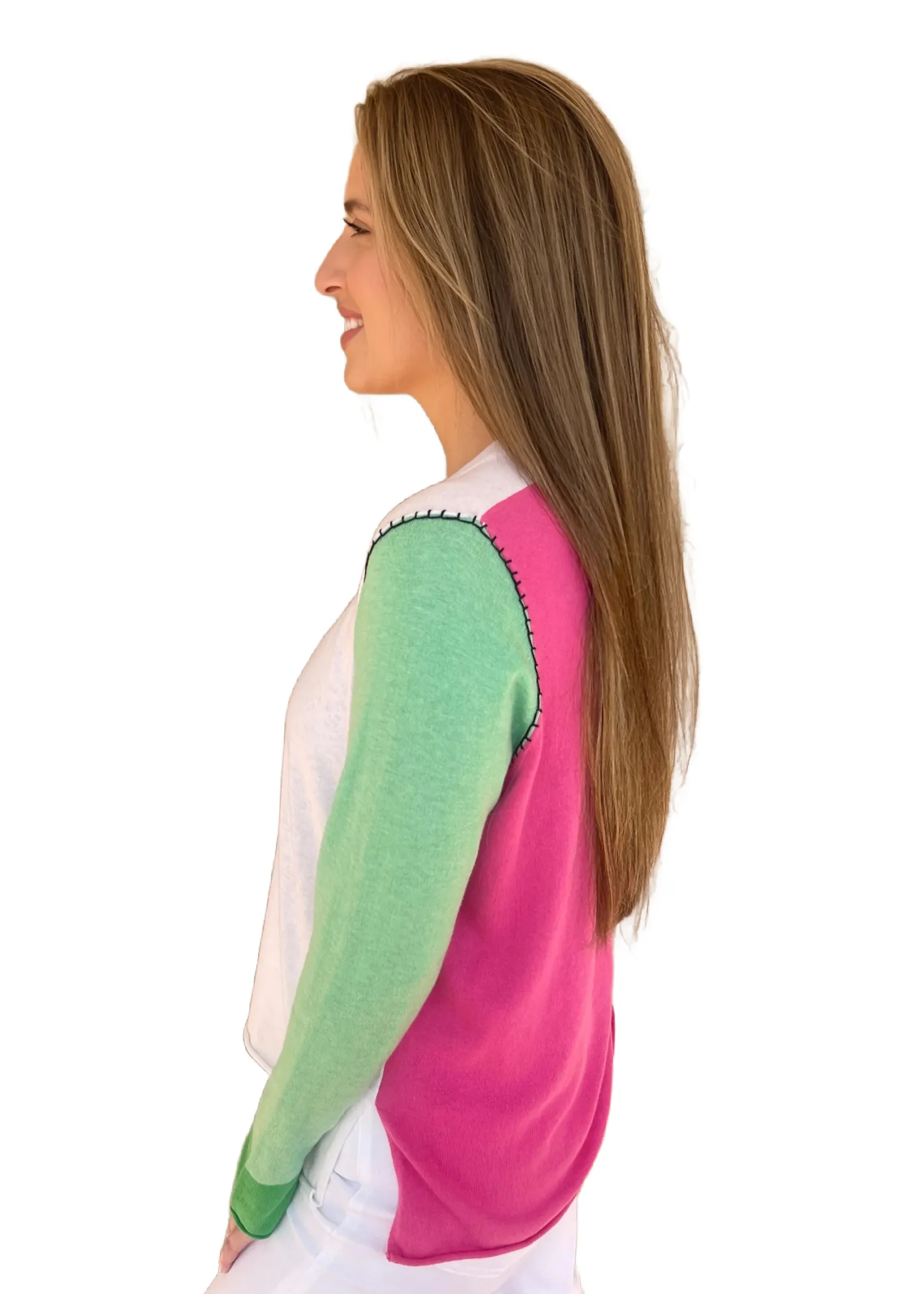 COLOR BLOCK SWEATER
