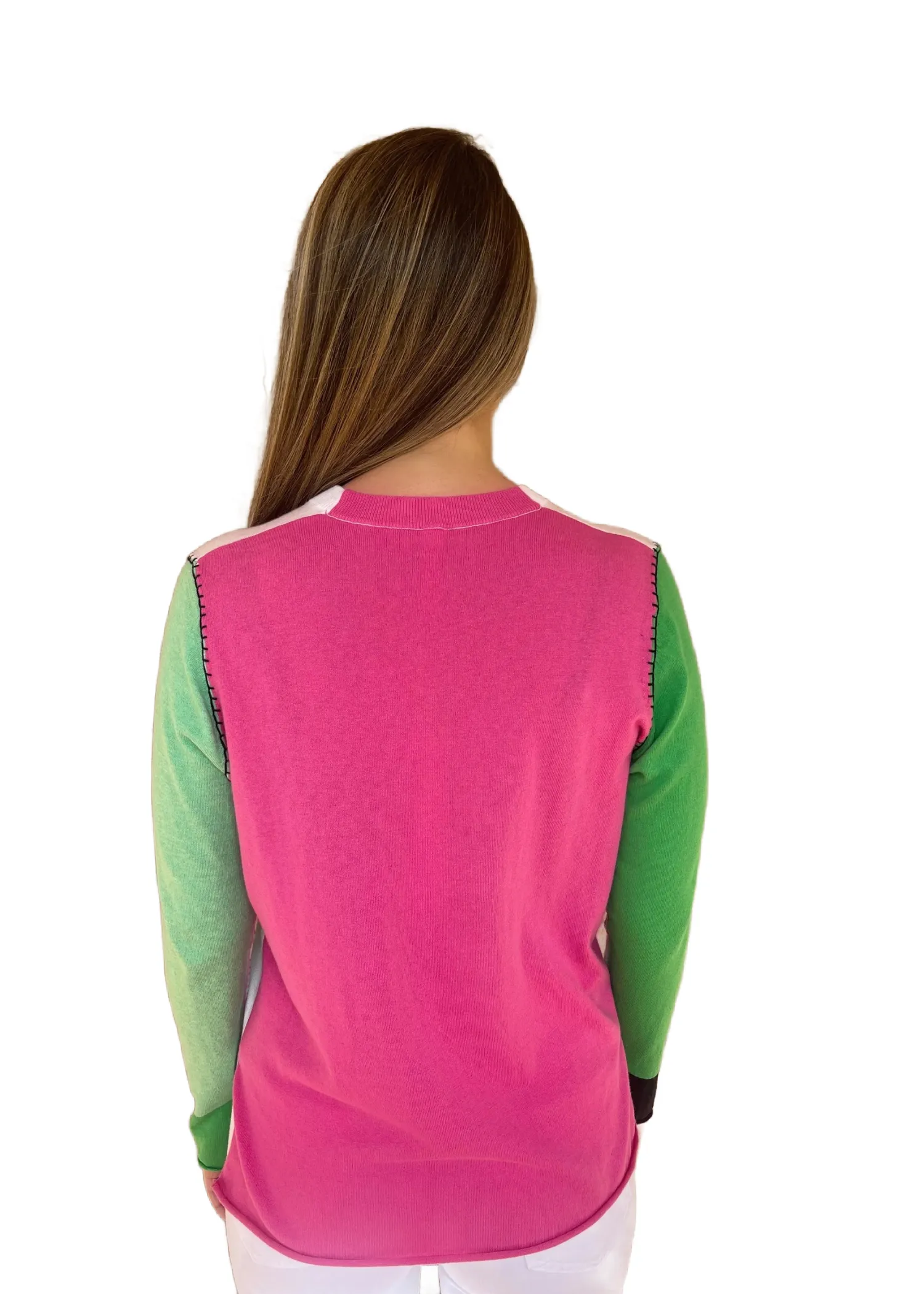 COLOR BLOCK SWEATER