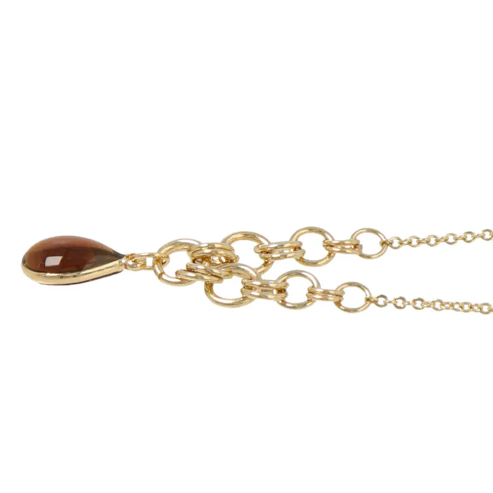 Color Drop Short Necklace