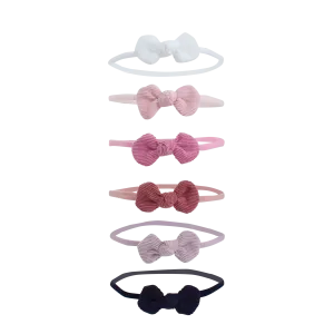 Corduroy Petal Bow Headband Baby