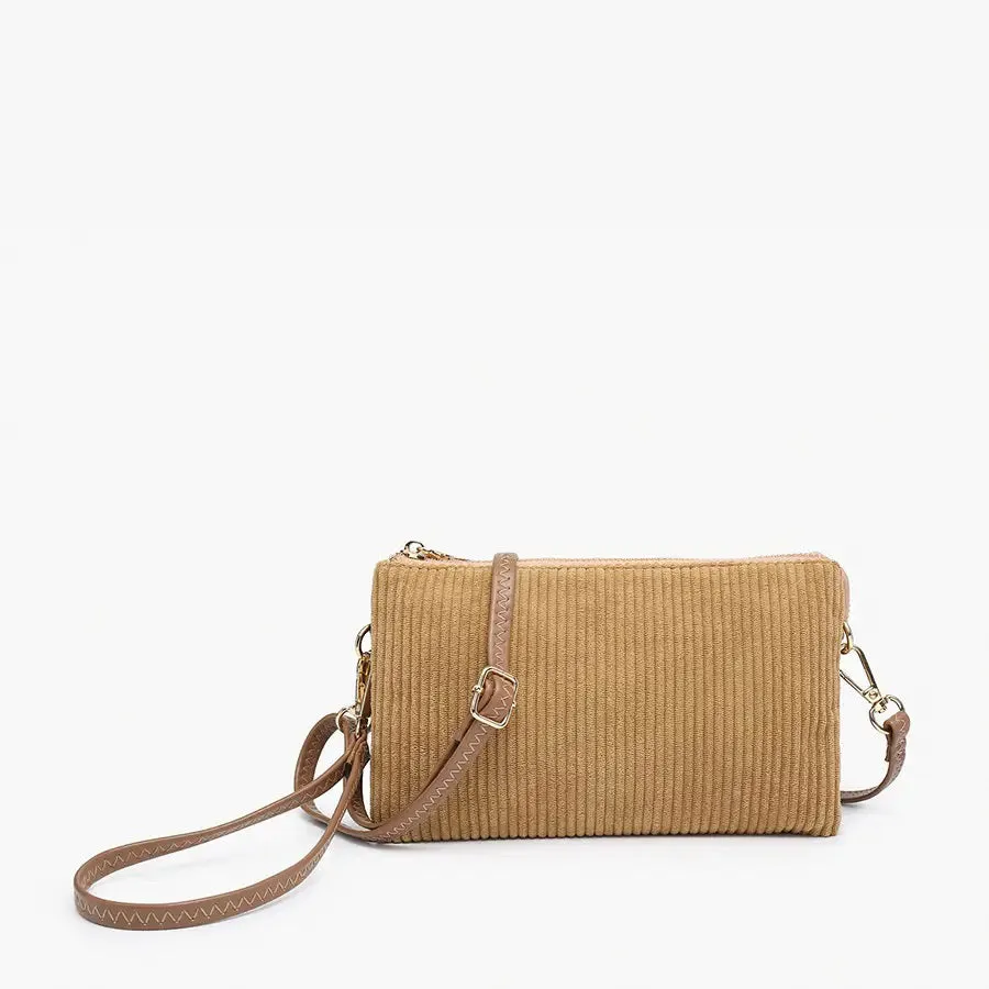 CORDUROY WRISTLET CROSSBODY