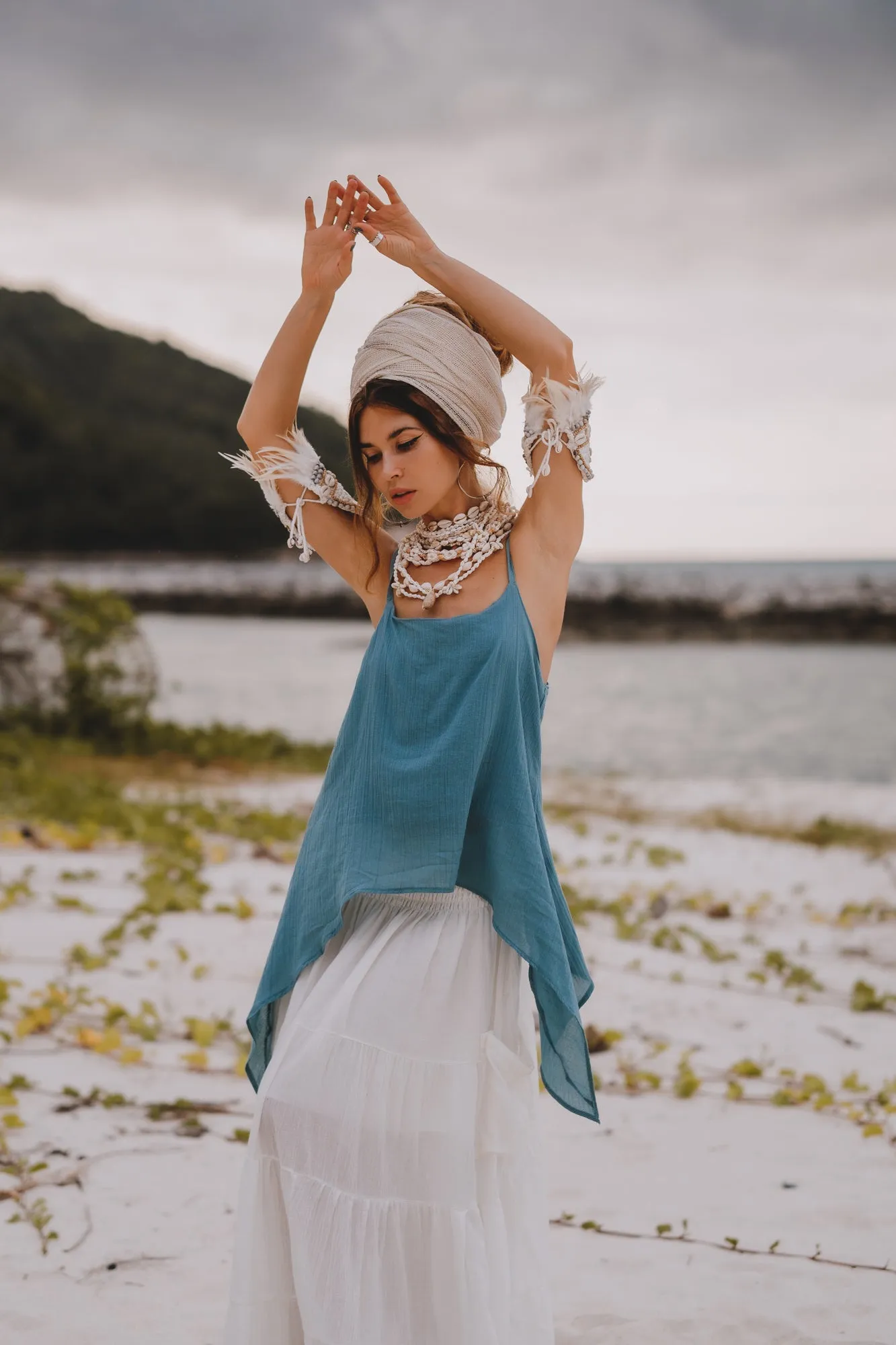 Cotton Top Calypso Light Blue