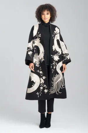 Couture Felt Embroidered Dragon Coat