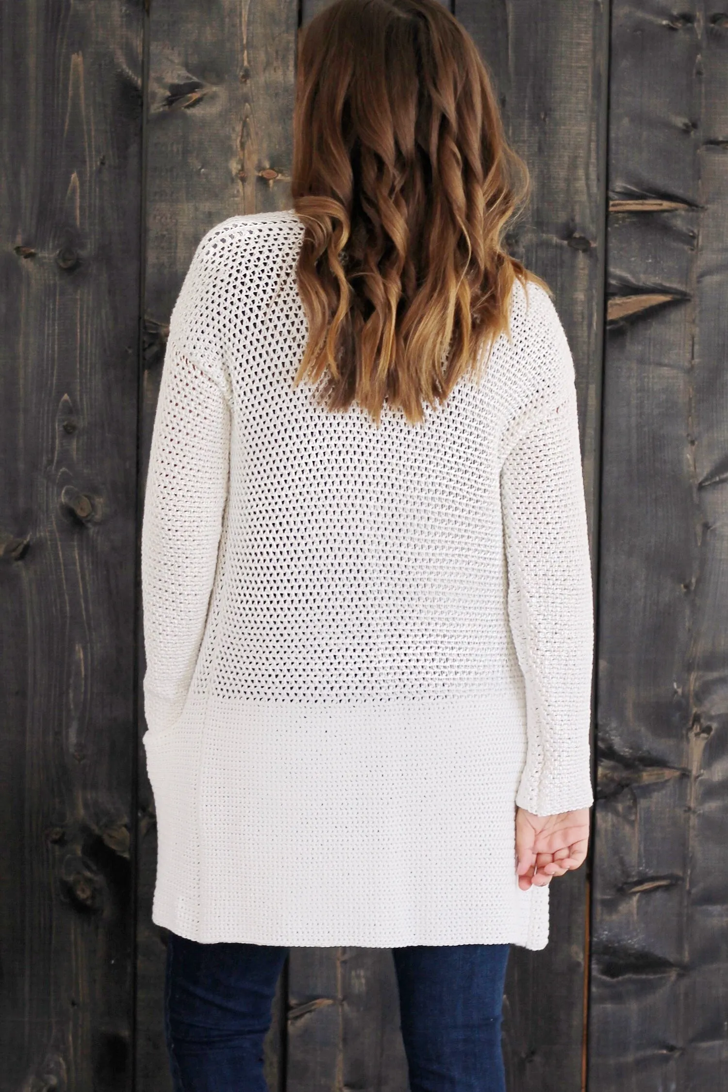 Crochet Kit - Peyton Texture Block Cardigan
