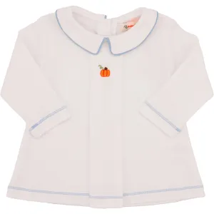 Crochet Pumpkin Peter Pan Shirt