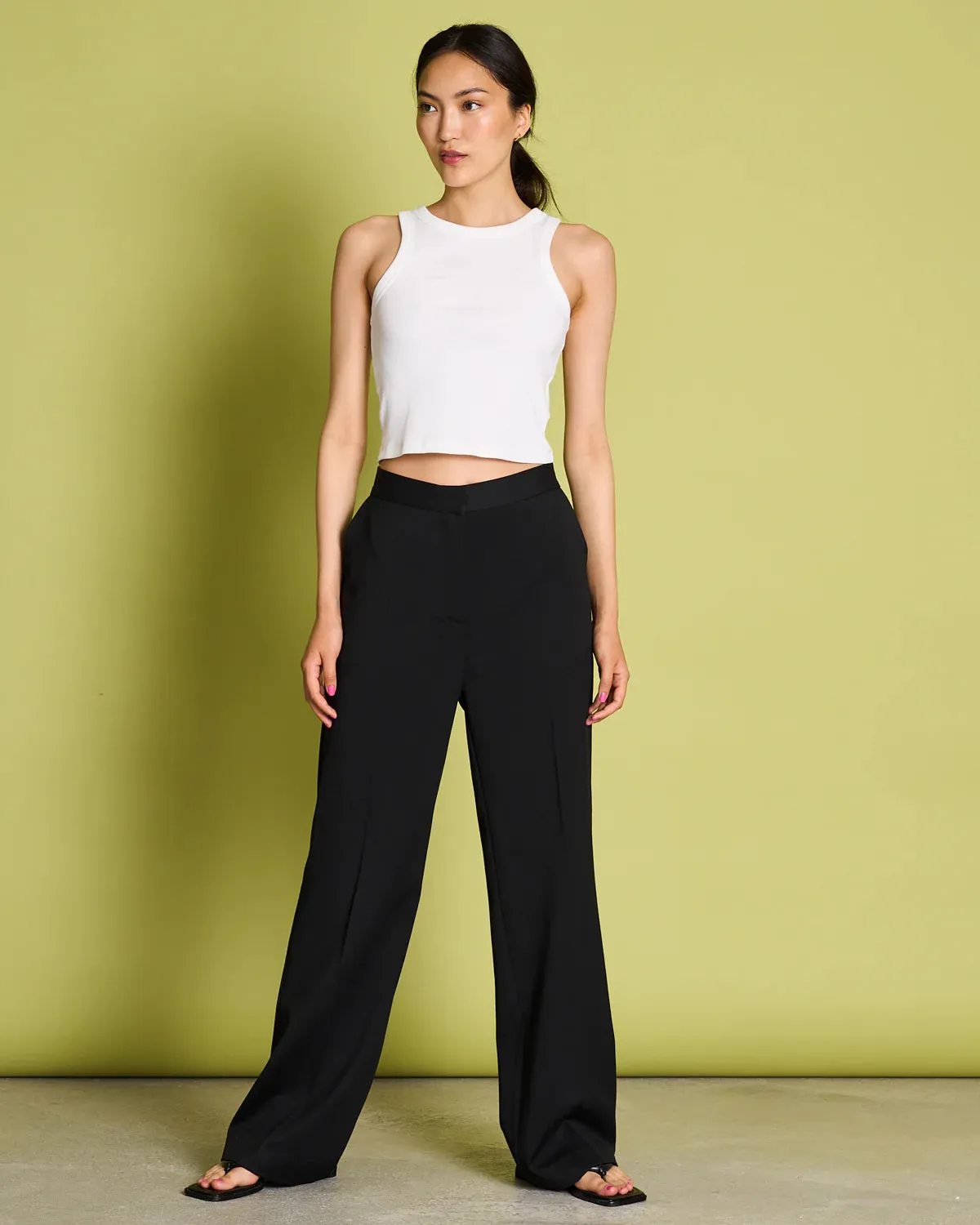 crop top - porto - white