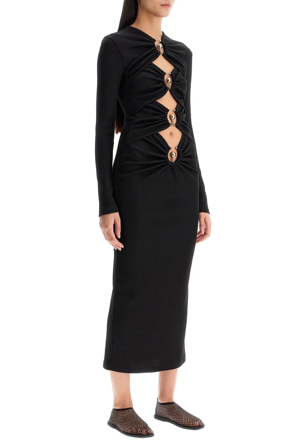 Cut Out Knit Dress