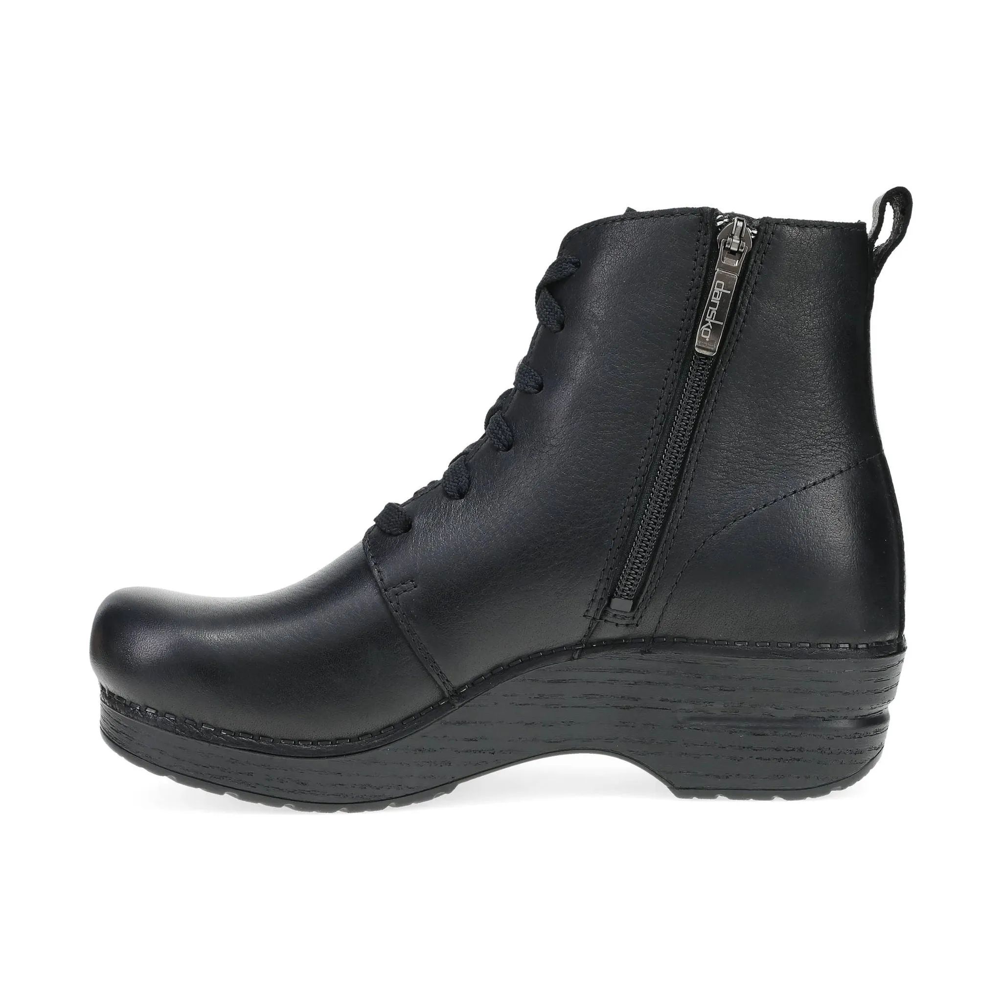 Dansko Women's Sigourney Boots - Black Tumbled