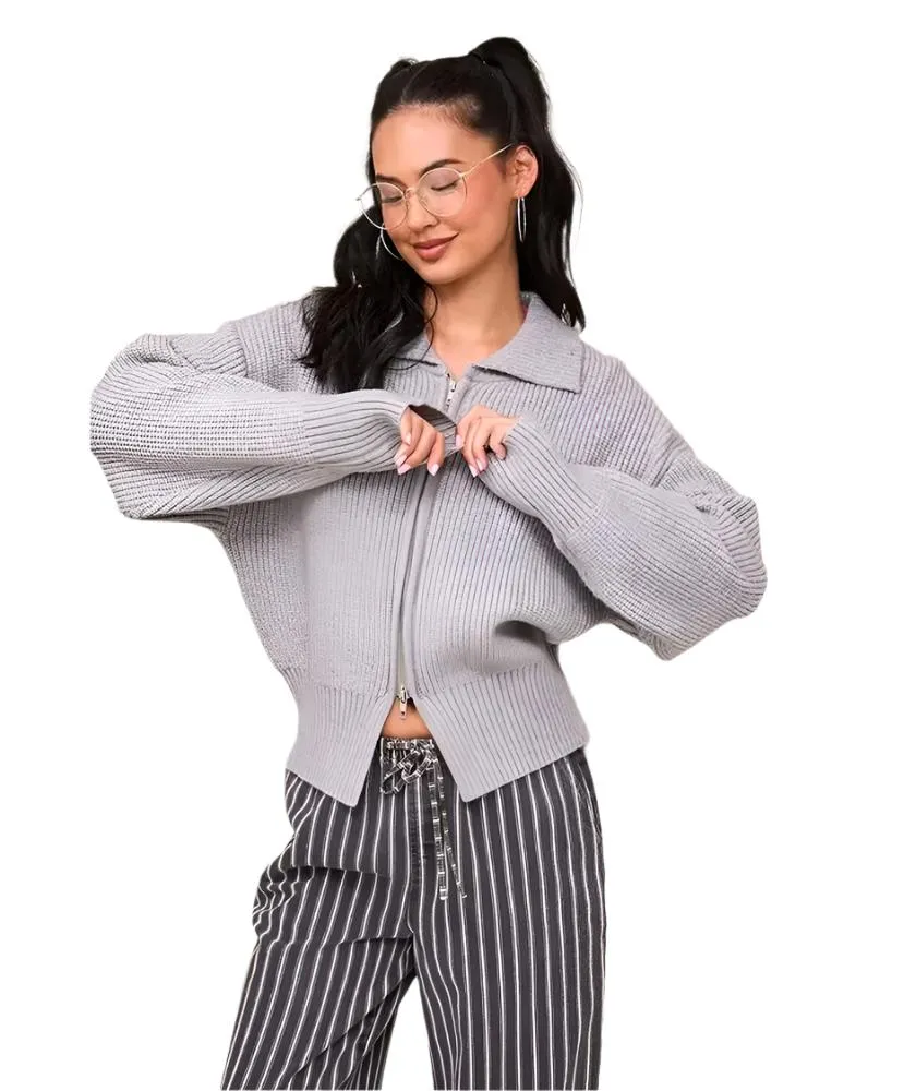 Deb Double Way Zip Sweater
