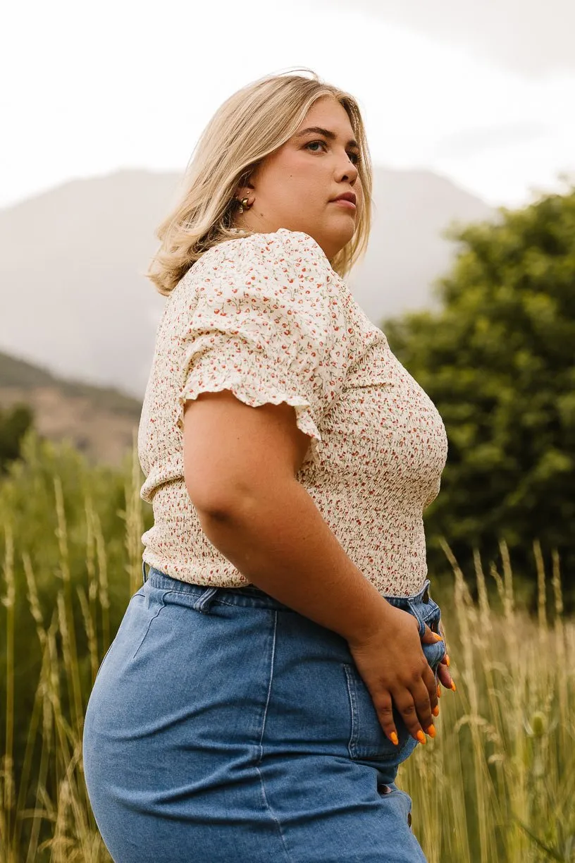 Delia Top in Ditsy Floral - FINAL SALE
