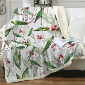 Delicate Fall Soft Sherpa Blanket