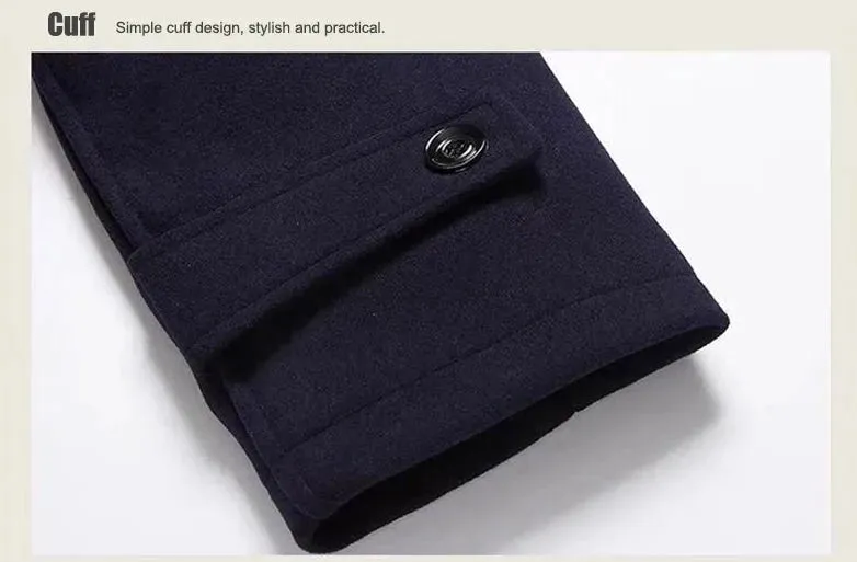 Designer Men's Wool Coat