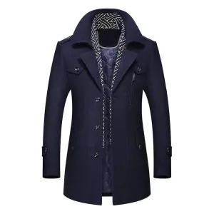 Designer Men's Wool Coat