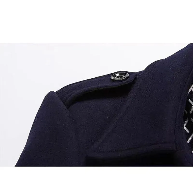 Designer Men's Wool Coat