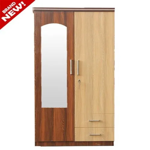 Designer Two Door With Mirror Wardrobe