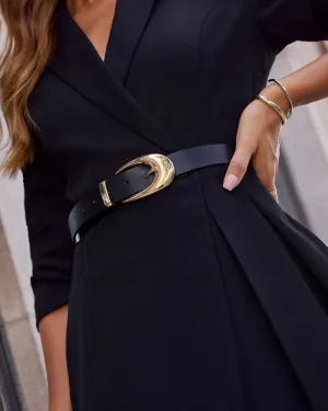 Devon Rounded Buckle Belt