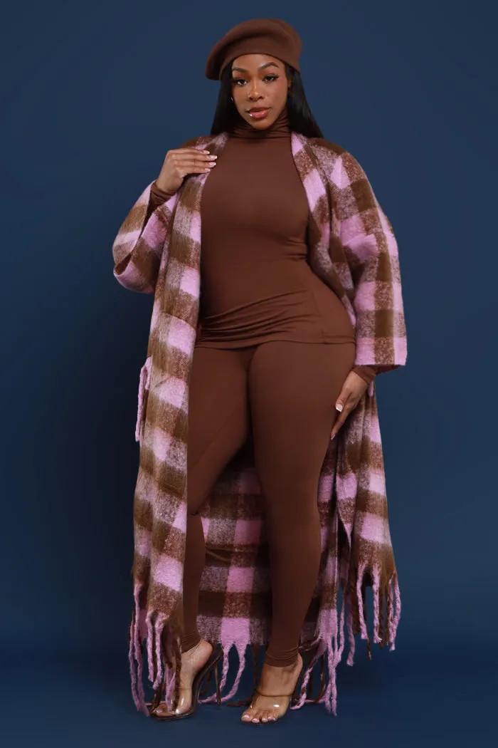 Don't Worry Darling Wool Beret - Brown