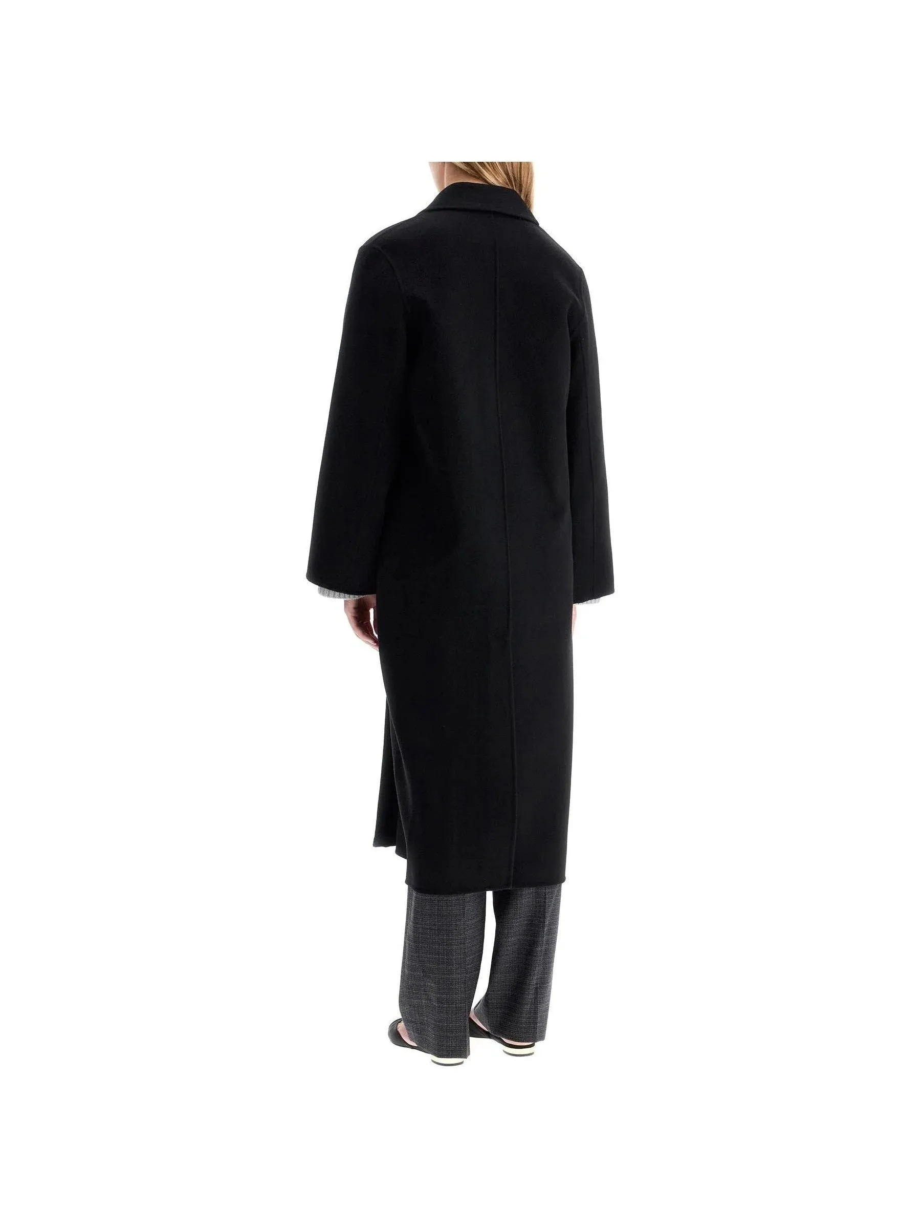 Double-Breasted Hand-Stitched Coat