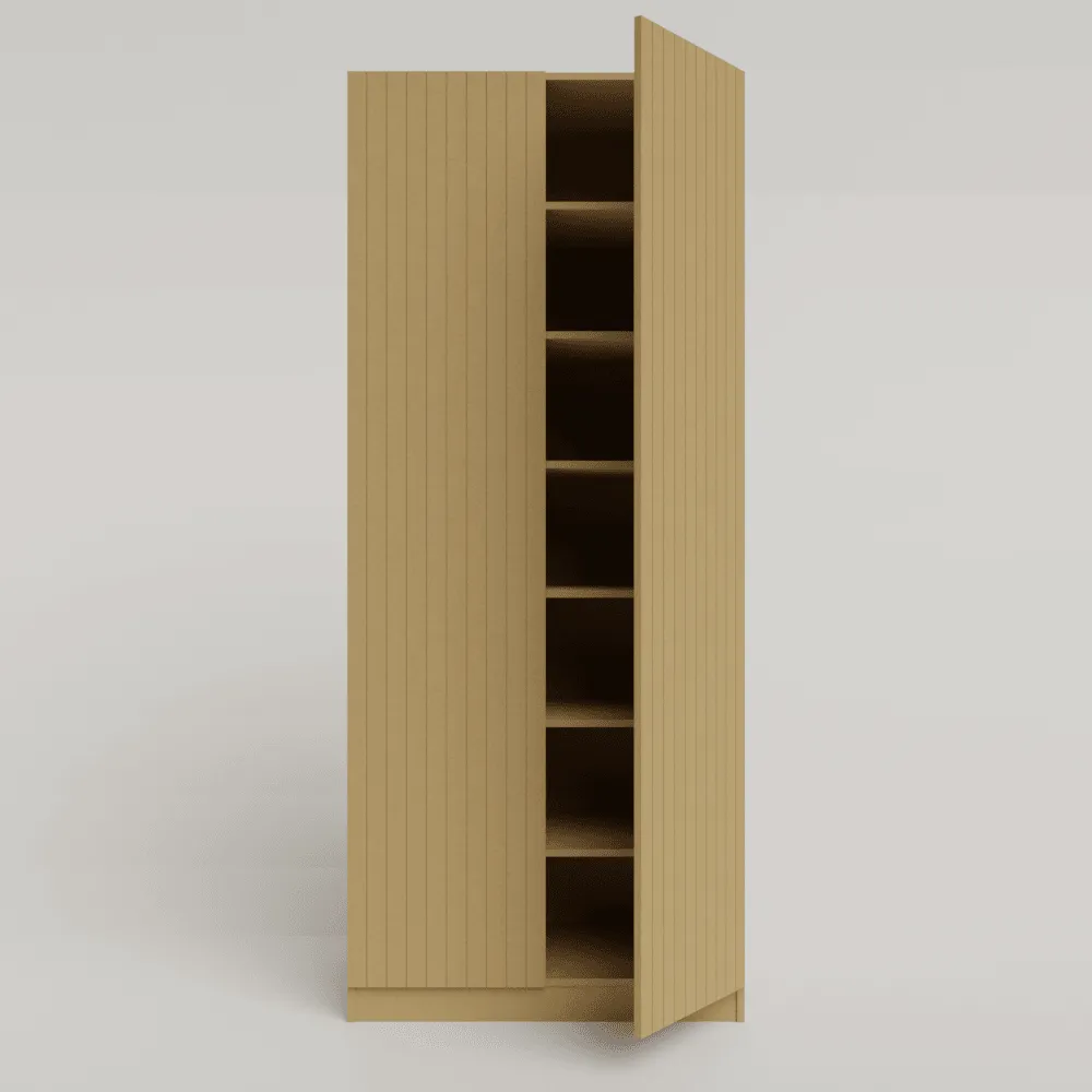 Double Shelved Wardrobe