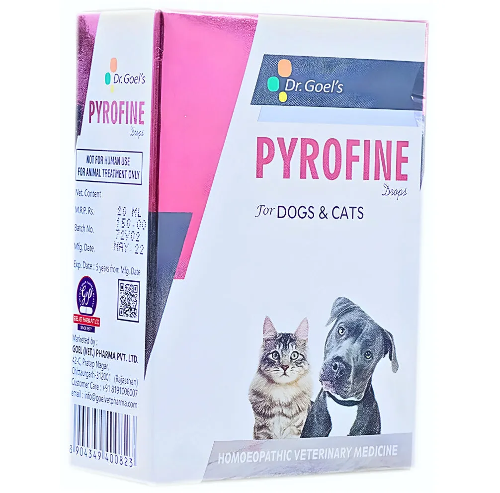 Dr Goel's Pyrofine for Dogs and Cats (20ml)