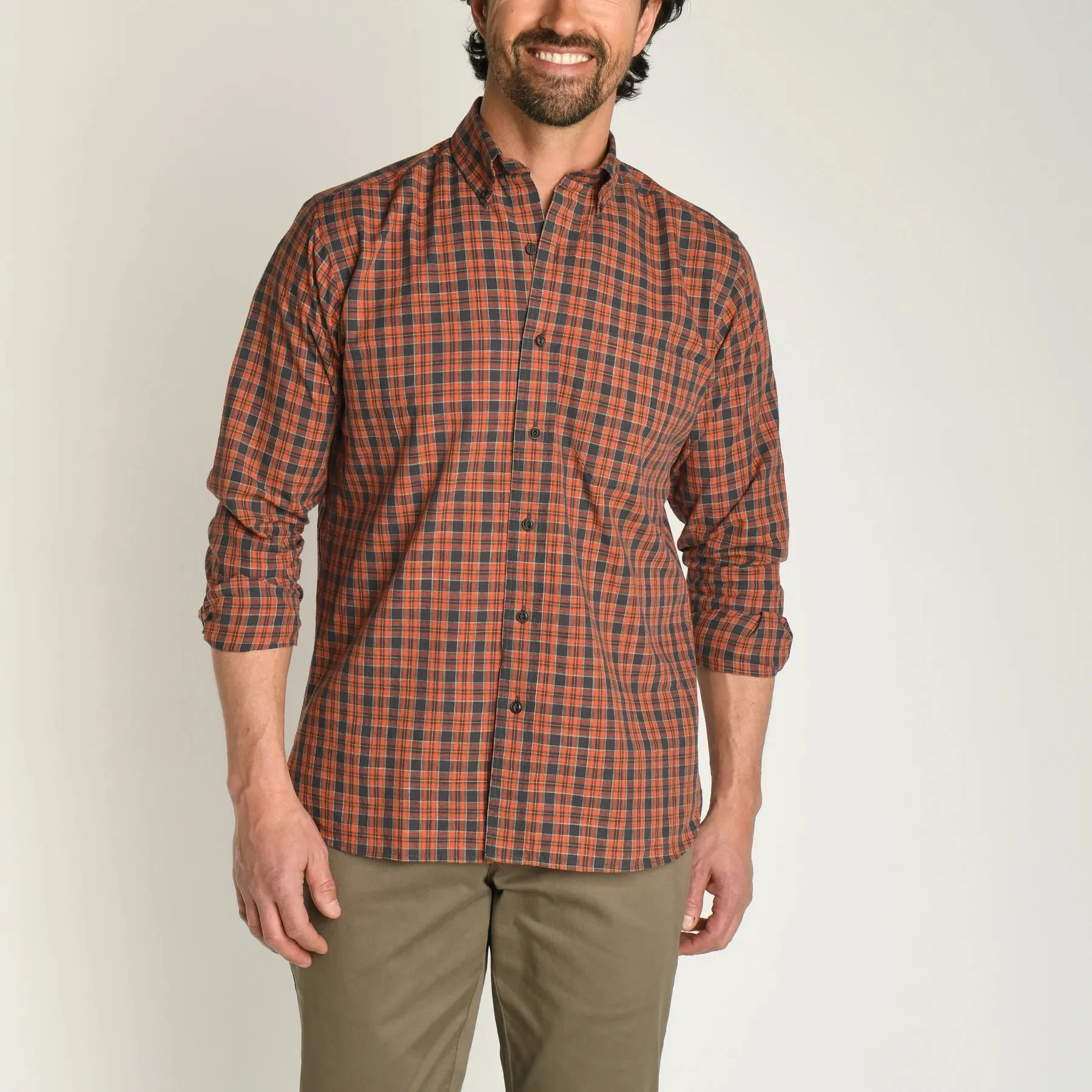 Duck Head Abbott Slub Plaid Shirt
