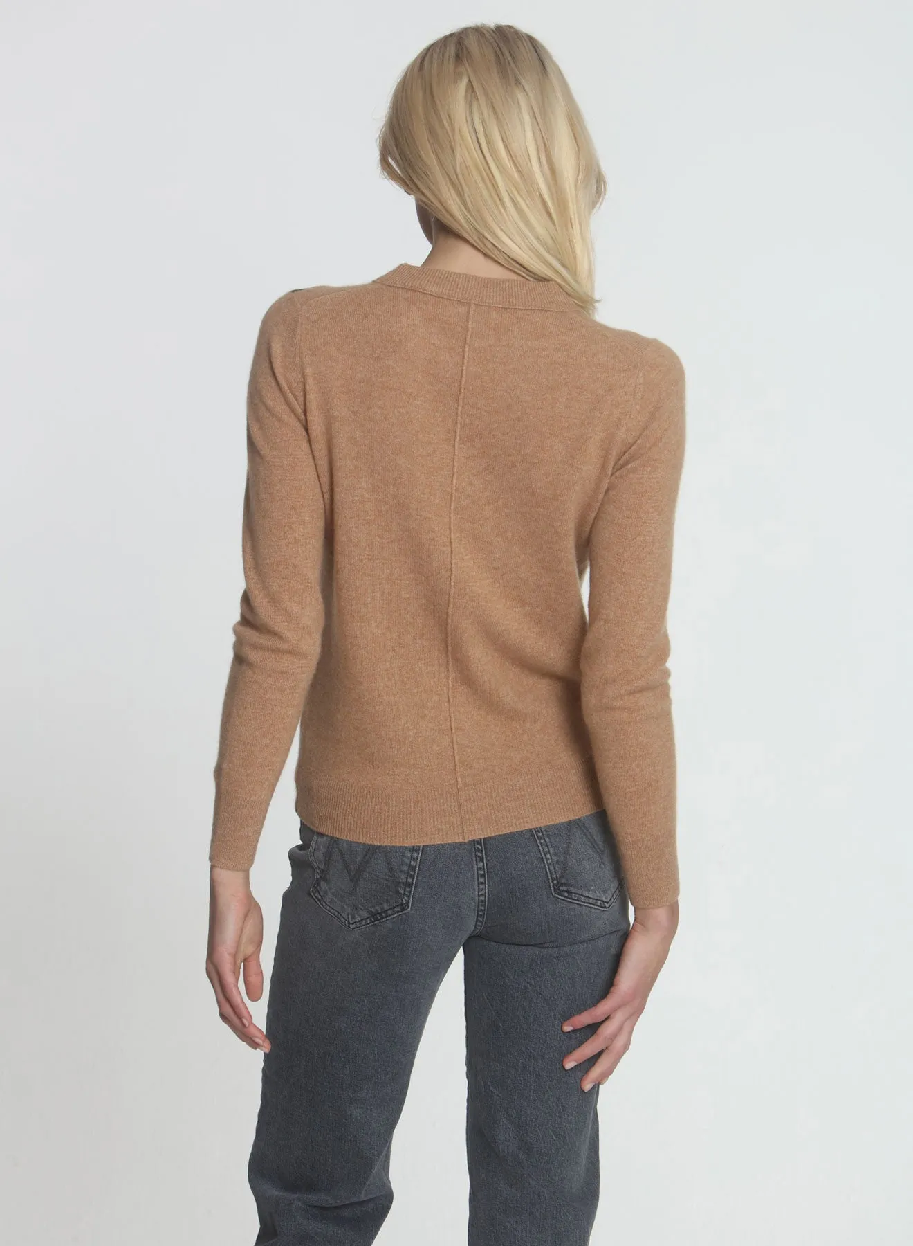 Electra Cashmere Crew - Ginger