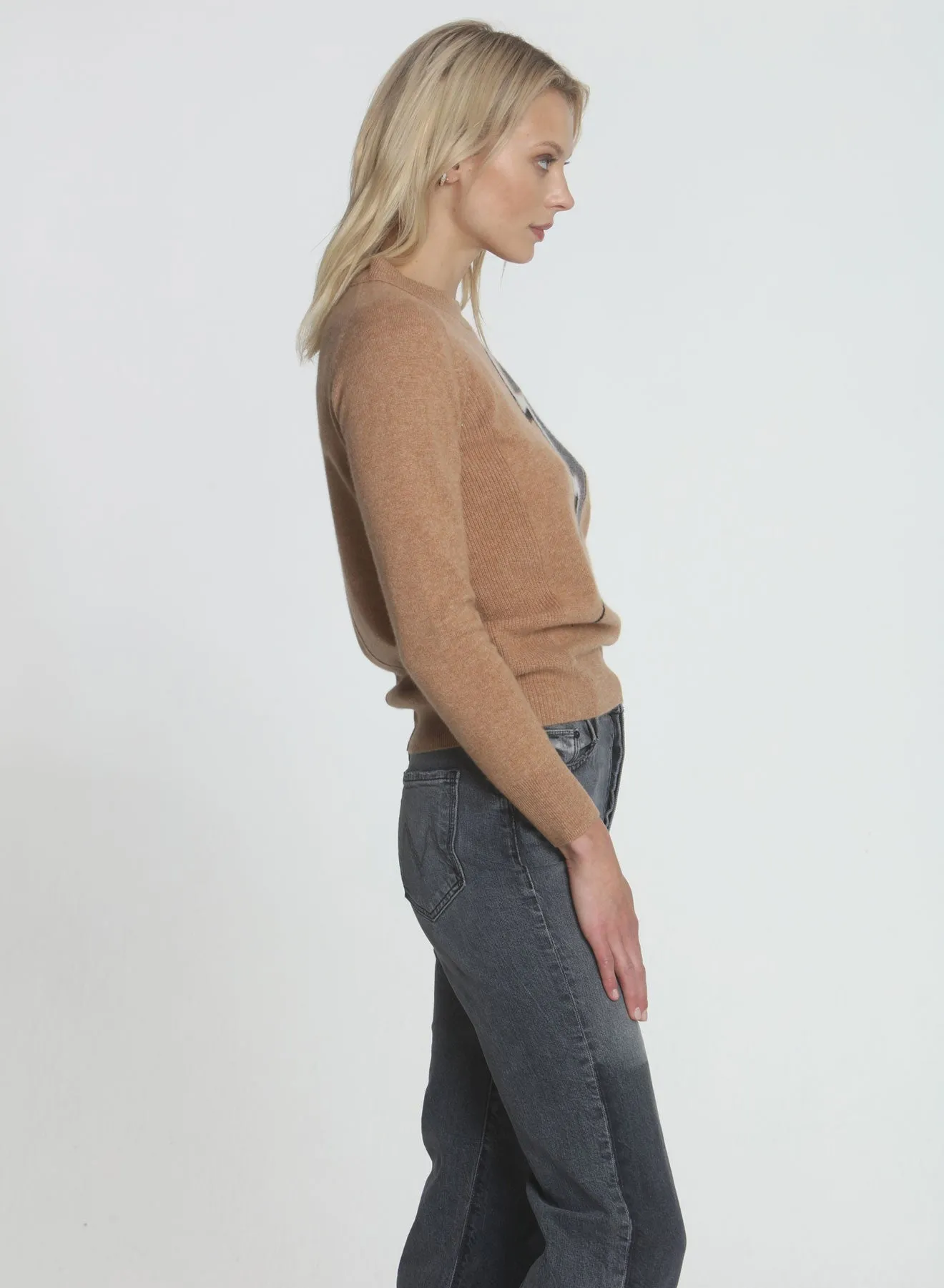 Electra Cashmere Crew - Ginger