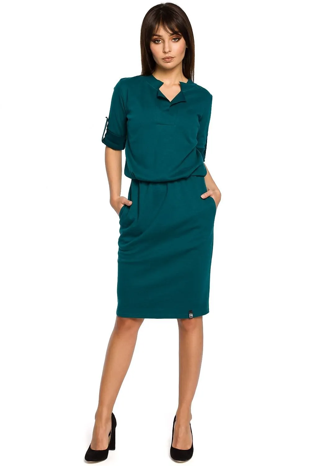 Elegant Comfort Knit Dress