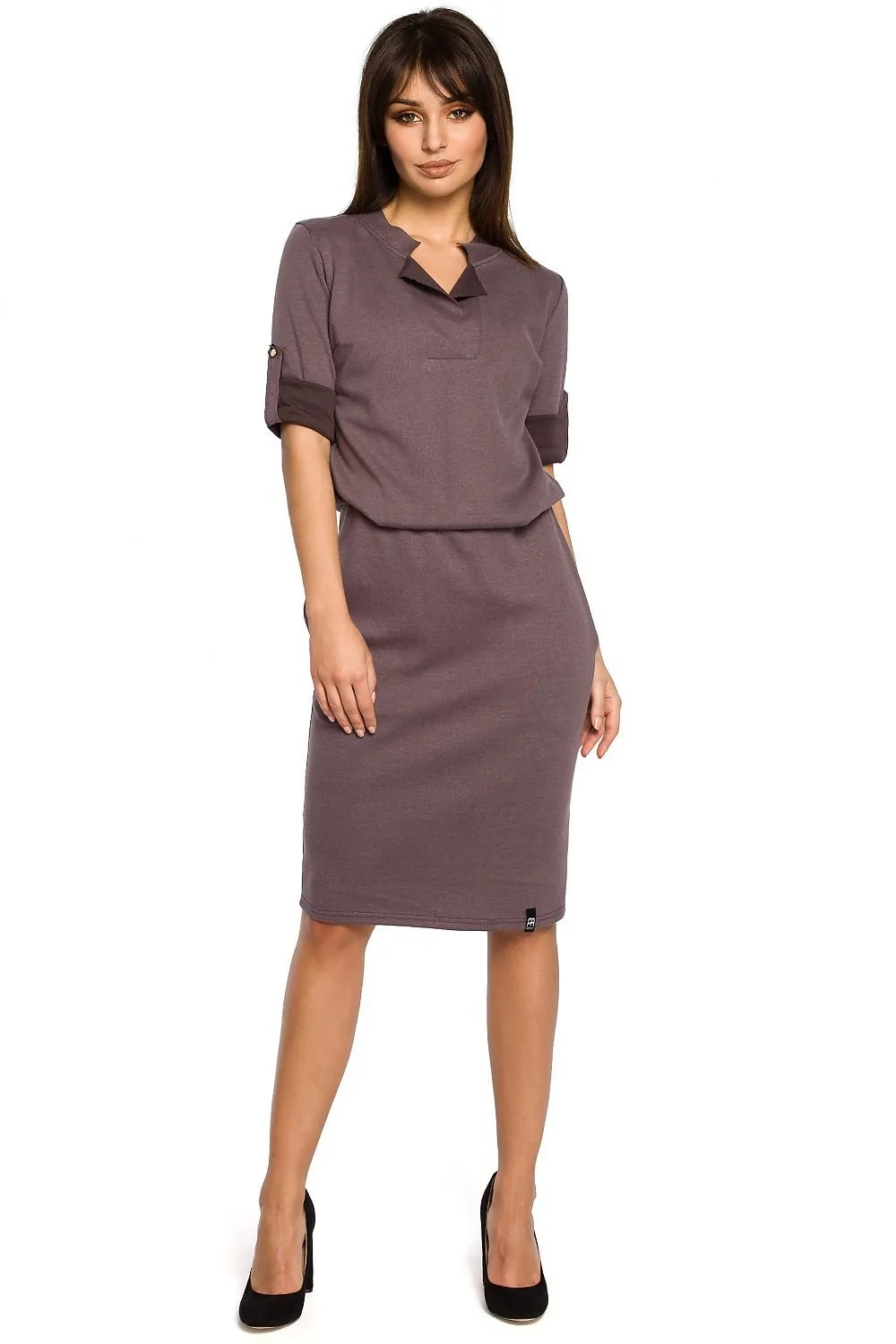 Elegant Comfort Knit Dress