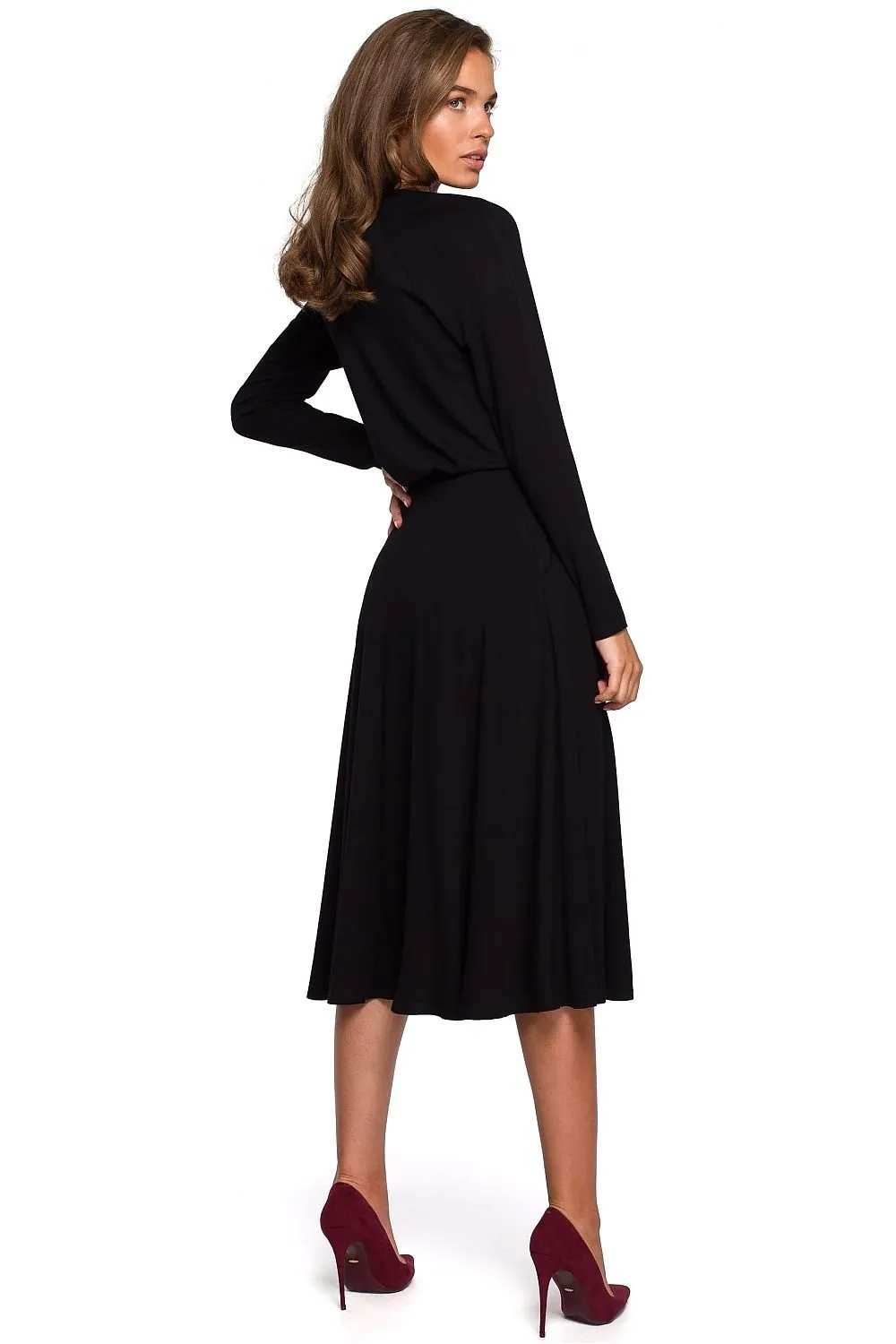 Elegant Ease Viscose Knit Dress