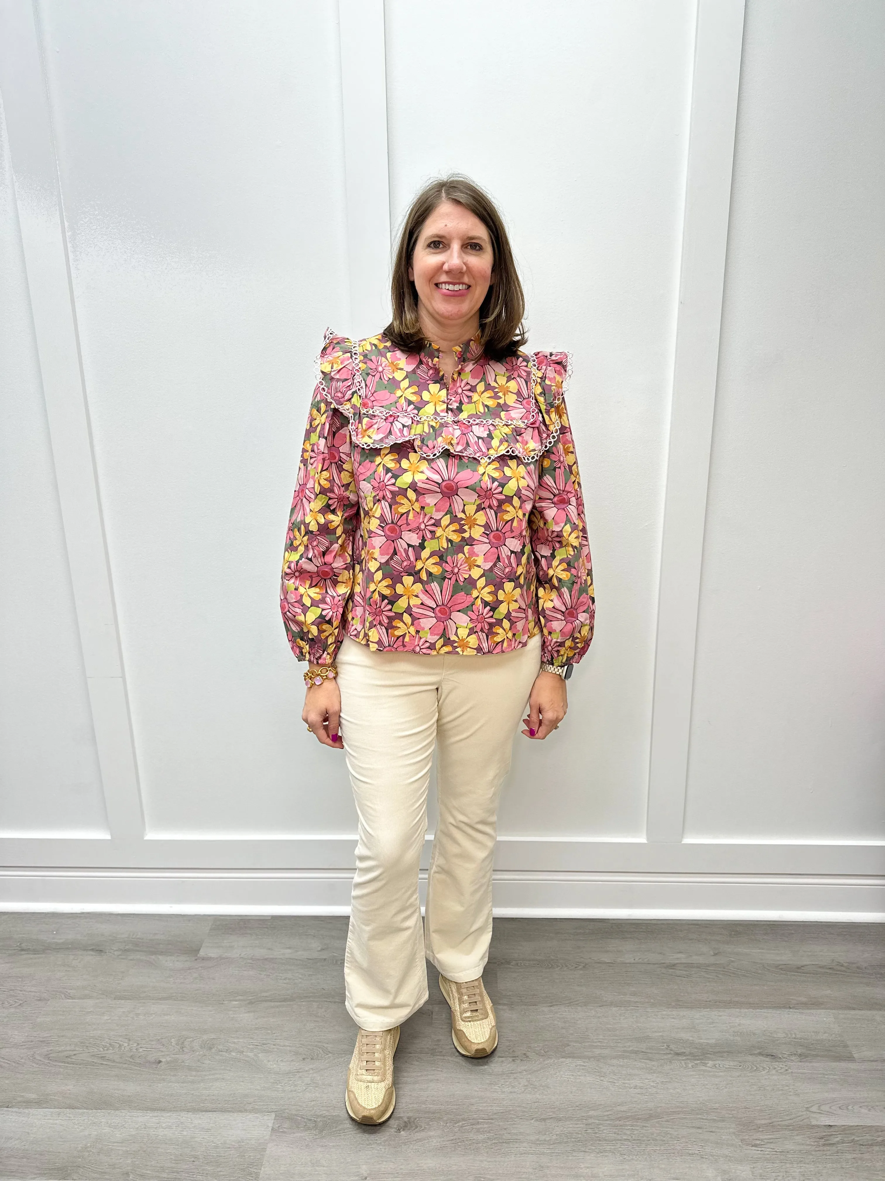 Elle Blouse - Teaberry