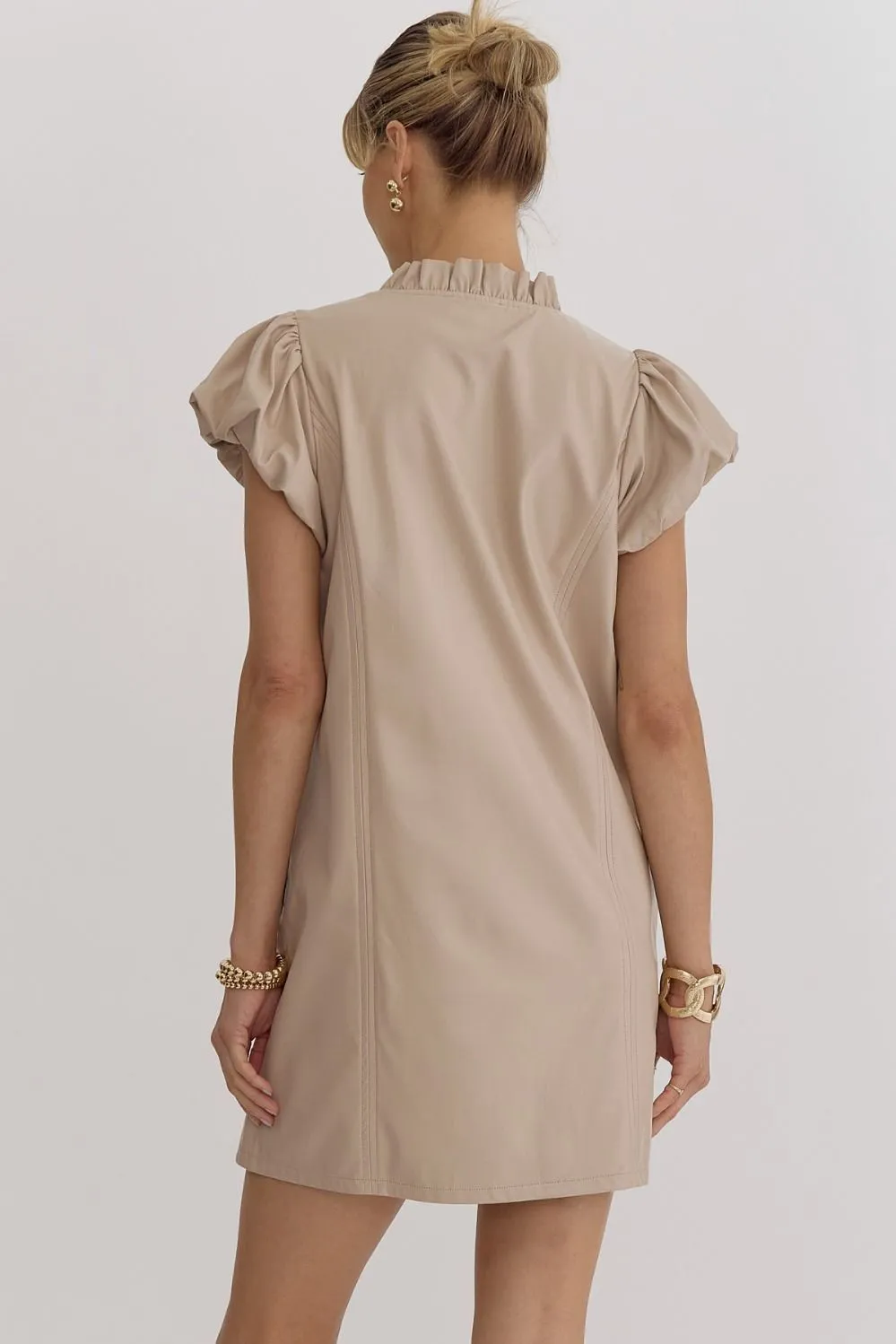 Elsie Faux Leather Dress