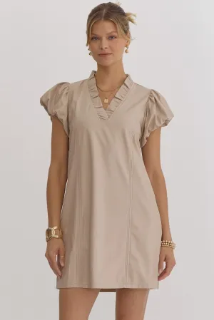 Elsie Faux Leather Dress