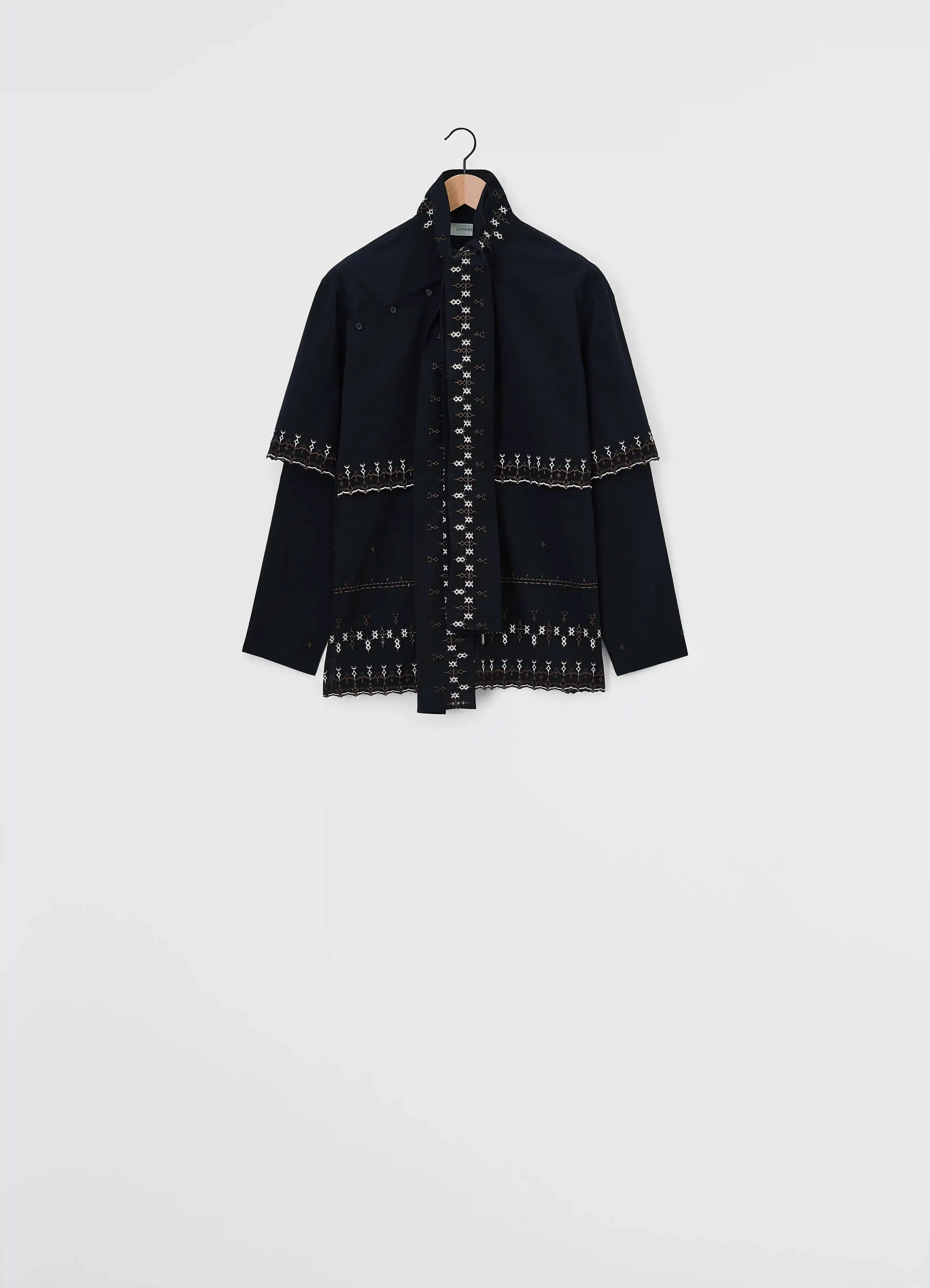 EMBROIDERED ASYMMETRICAL BLOUSE