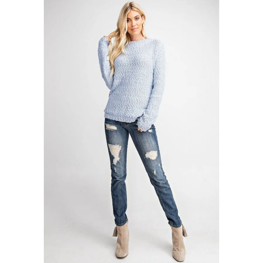 Emily Popcorn Knit Sweater