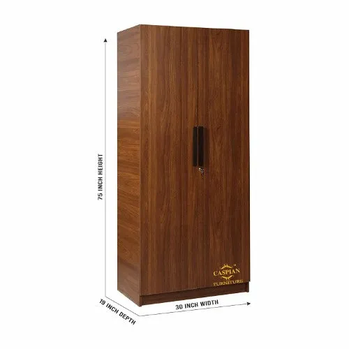 Engineered Wood Bedroom Wardrobe with Drawers, Shelves and Hanging Space for Clothes || Wooden Cupboard || Home Storage 2 Door Almirah